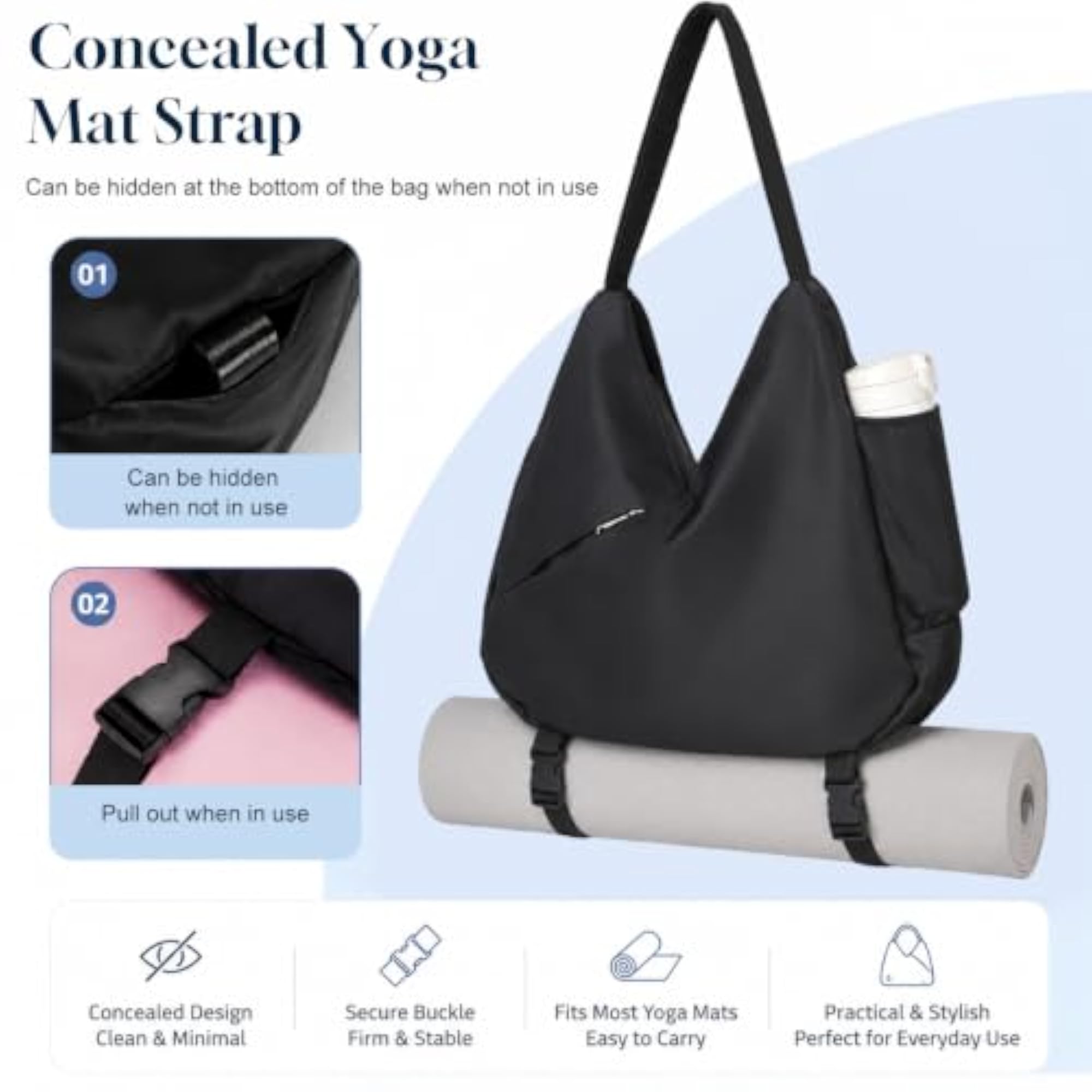 Waterproof Nylon Travel Duffel Bag, Stylish and Functional