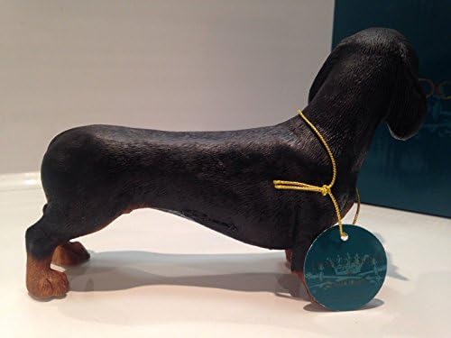 lesser and pavey LP29047 Figure | Standing Dachshunds | 1 Piece-14x5x9 cm Accessory, Black, h8cm