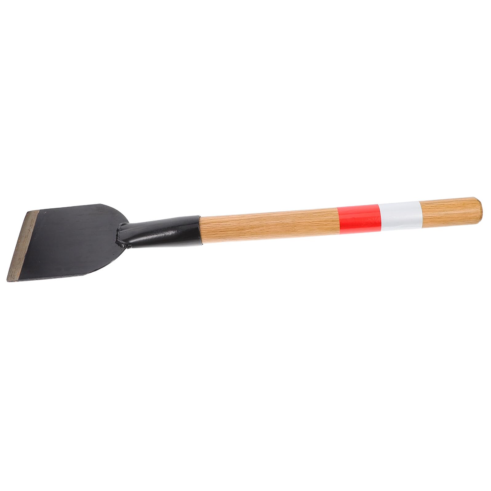 Cabilock Pala De Ferrocarril Metal Resistente para Jardín Entrada Al Aire Mini Pala Quitanieves con Mango De Madera Herramienta para Quitar Hielo y Excavar para Bordes De Césped y