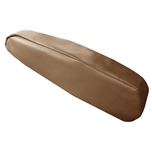 Image of FH Group Premium Faux Leather Armrest Cover Semi-Universal Fit, One Pair, Set of 2 Tan