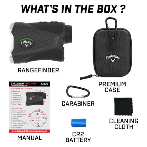 Image of Callaway 300 Pro Golf Laser Rangefinder (with External Slope Switch)