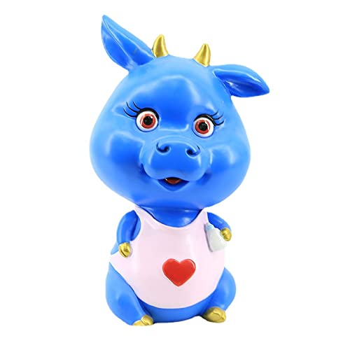 Figurine de vache en résine pour sublimer votre jardin et pots de fleurs