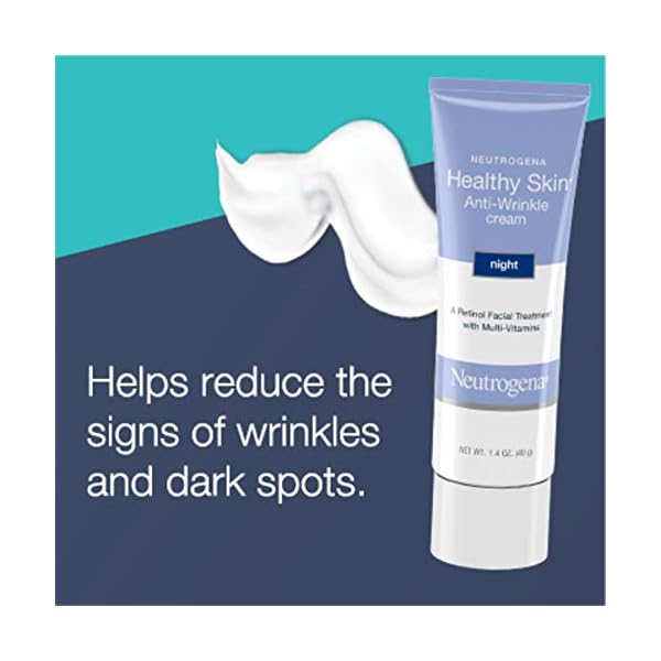 Neutrogena-Healthy-Skin-Anti-Wrinkle-Retinol-Cream-with-Vitamin-E-and-Vitamin-B5-Night-Moisturizer-with-Retinol-Vitamin-E-Vitamin-B5-Glycerin-14-oz Neutrogena Healthy Skin Anti Wrinkle Retinol Cream with Vitamin E and Vitamin B5 - Night Moisturizer with Retinol, Vitamin E, Vitamin B5, Glycerin, 1.4 oz