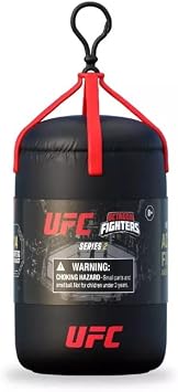 UFC Octagon Fighters Series 2 Mystery Pack Punching Bag Capsule with Action Figure & Fighter Kit Accessories Collectible Mini Figure Toy for Kids Ages 8+