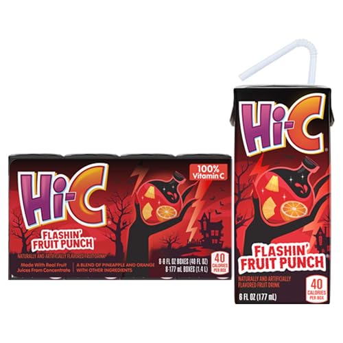 HI-C Flashin' Fruit Punch 6oz 8pk