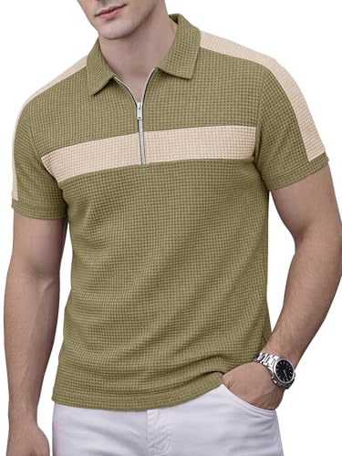 Image of EYEBOGLER Premium Textured Self-Design Half Sleeve Collar Polo T-Shirt for Men || Packs Also Available