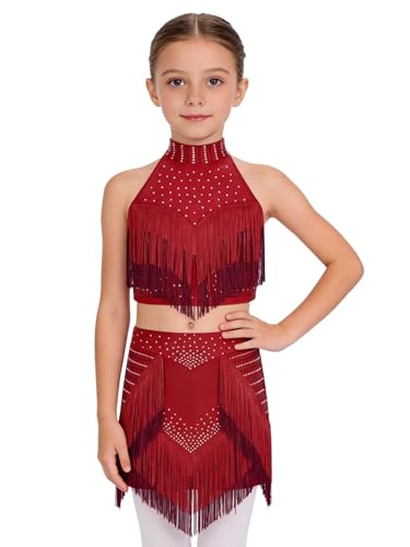 Robe latine à franges fille : le costume confortable qui ne gratte pas pour la compétition