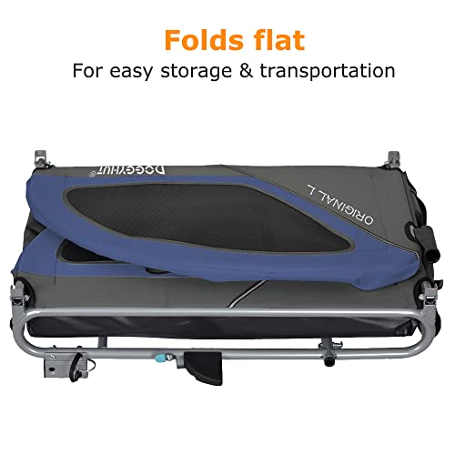 Doggyhut Original Large Fahrradanhänger & Hundebuggy 2 in 1 für Hunden bis 35kg Hundeanhänger Jogger Hundewagen mit Feststellbremse Tiggo 80405