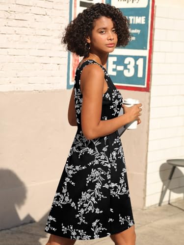 Image of CATHY 2026 Womens Casual Dress Summer Sleeveless Dresses V Neck Wrap Sexy Sundress with Pockets S-2XL