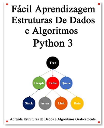 Fácil Aprendizagem Estruturas De Dados e Algoritmos Python 3: Aprenda graficamente estruturas de dad