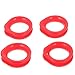 4pcs non-slip cosmetic Silicone Scissor Ring Accessories soft Shearing Finger Covers handheld Useful Scissors Ring Scissor Protective Rings hair finger cots pet scissors