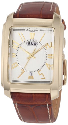 Image of Kenneth Cole New York Men's KC1346-NY Classic Brown Leather Watch