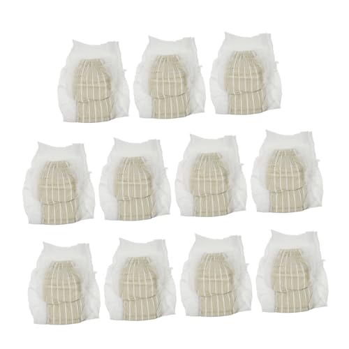 Healeved 11 Piezas Pantalones De Pañales Para Adultos Papelera Revestimientos Período A Prueba De Fugas Neto Cuerpo Pañales Posparto Para Mujer Orinar Mini Pulpa De Pelusa Importada