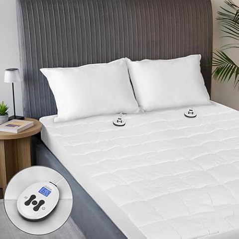 Sunbeam Polyester Heated Mattress Pad - Queen Cover