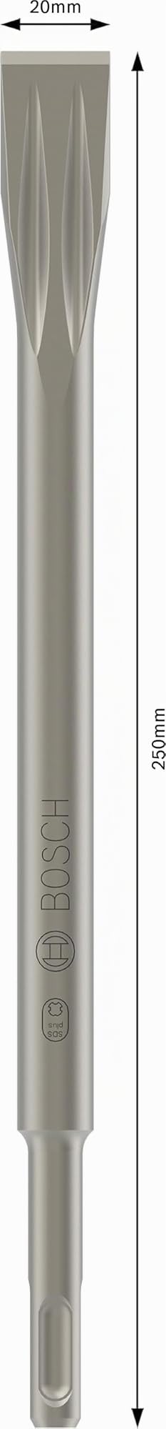 Bosch 5x Set de burins plats PRO SDS plus-5C