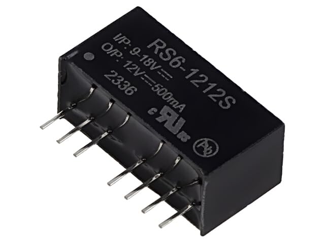 Convertisseur 6W DC/DC RECOM RS6-1212S régulateur tension 9-18V fixe 12V pour robotique