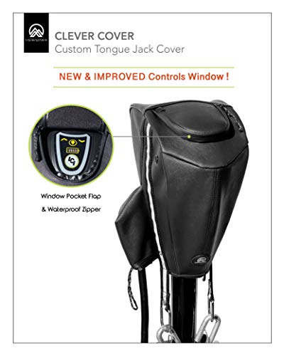 Clever Cover For Smart Jack By Trailersphere Custom Electric Tongue Jack Cover For Trailer, Rv, Camper, Chains Holder, Plug Protector, Sun And Waterproof (Smart Jack Cover) #TOP3