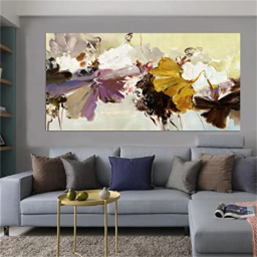 Affiche Claude Monet Eau Lotus Fleurs tableau impressionnisme art mural salon 70x140