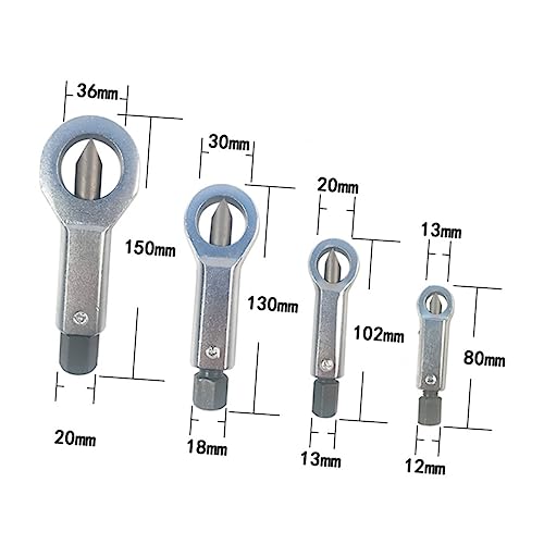TEHAUX 4 Pçs/Set Separador De Porca Triturador De Porca De Metal Kit De Ferramentas De Porca Divisor