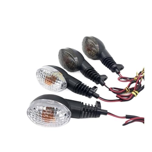 Clignotant de moto haute visibilité transparent avec lampe Blub - 2