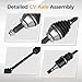 PAROD 2PCS 667568 CV Axle Assembly Fit for 2014 2015 2016 2017 2018 Subaru Forester - Front Drive Passenger Side
