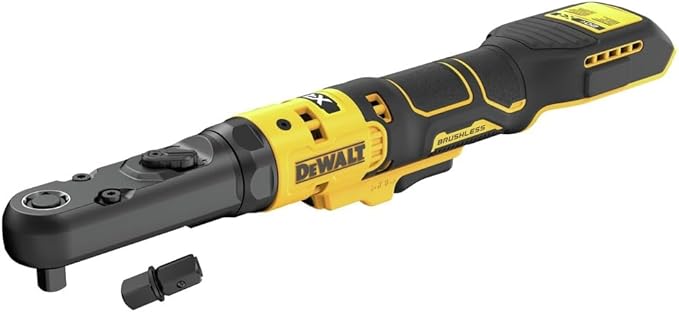 DEWALT 20V MAX XR Cordless Ratchet, 3/8" and 1/2" Sealed Head Ratchet, Bare Tool Only (DCF510B)