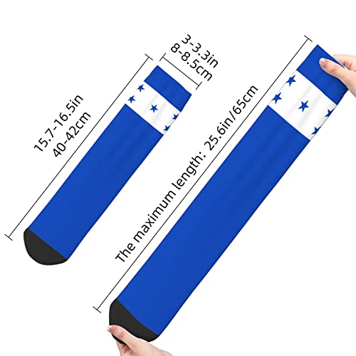 CUTEDWARF Flag Of Honduras Athletic Socks Adult Casual Mid Tube Sock Warm Cozy Cushion Sockings3