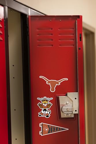 Image of University of Texas 8ct Vinyl Sticker Pack - Large Waterproof Longhorns, Hook 'Em, Mascot & Texas State Outline Decals for Laptops, Water Bottles, Tablets, Scrapbooks, Vehicles & More