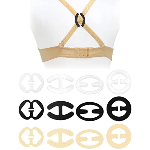 BH Clip, BH-Trägerclips, BH Klips, BH Trägerverbinder Clip, Bra Anti Rutsch Halter, BH Clips Für BH Träger, BH-Kreuz-Rückenclips, Damen BH Träger Halter, BH Bügel Konverter, 12 Stück Cover