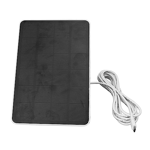 Solar Panel, 4W 5V Security Camera Solar Panel, Outdoor Camera Solar Panel Solar Charger with 360 Degree Bracket Photovoltaic Charger for Outdoor Security Camera and