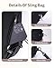 Wandering Nature Sling Bag for Women Lightweight Quilted Crossbody Bag Fits for 11