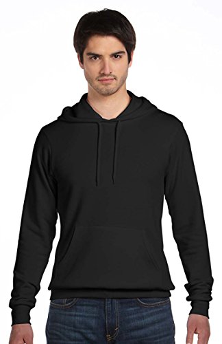 Bella + Canvas Unisex Sponge Fleece Pullover Hoodie S BLACK