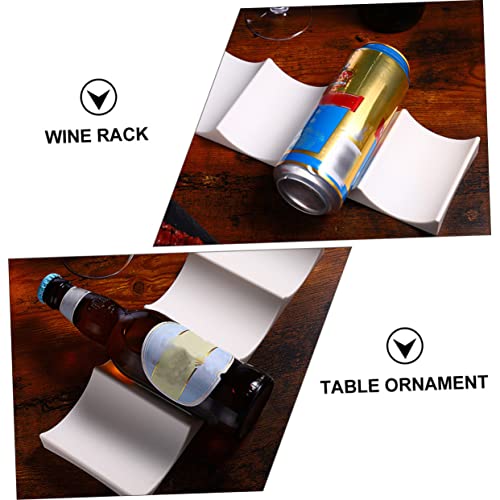 KICHOUSE 4pcs Soporte apilable para botellas de vino miniatura 6
