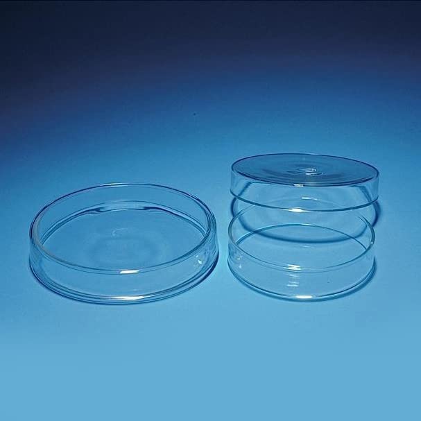 Petri Dish with Lid, 100 x 20mm, Autoclavable Glass, pack/10