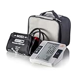 Dario Blood Pressure Monitor Upper Arm Includes: Blood Pressure Cuff, Carrying Bag, Batteries. Bluetooth to Dario Mobile App for Data Tracking and Sharing (Large Cuff 9.4-17 Inch (24-43cm))