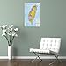 Taiwan Map Posters World Map poster Canvas Wall Art Prints Photo Picture Painting Room Decor Home Decorative 16x24inch(40x60cm)