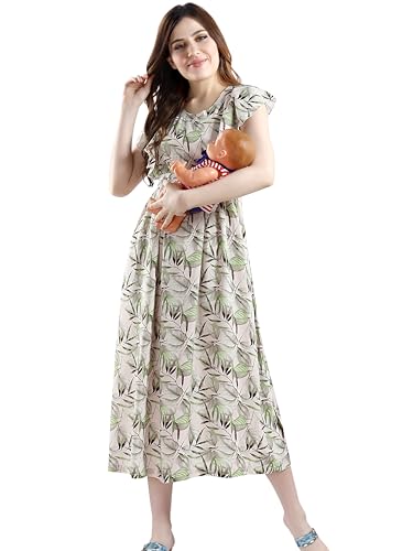 Image of AV2 Women Maternity Feeding Dress | Feeding Kurti | Nursing Dress -5071