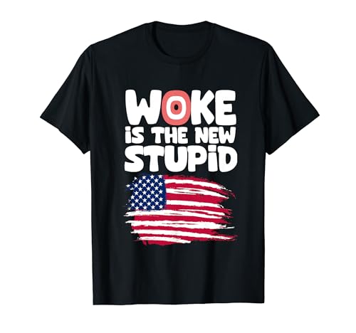 Woke es el nuevo republicano estúpido de la bandera Camiseta