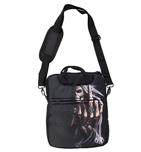 Preisvergleich Produktbild Spiral 25,4 cm Bone Finger Tablet Tasche Schwarz