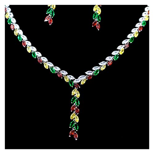 Conjunto de joyas con collar chapado para regalo de San Valentín elegante 4