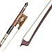 Surveal Prossional Brasile Arco Barocco Violino Arco Intagliato Corno di Bue Rana con Migliore Coda di Cavallo Mongolia e Migliore Arco de Violino Elastico Taglia 4/4 (4/4)