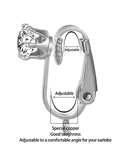 9 Pairs Faux Leather Clip On Earrings For Women Dangle- Long Teardrop Seashell Leather Clipon Earrings-Non Piercing Earrings Set For Women And Girls (#7) #TOP6