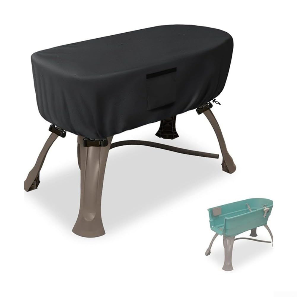 Elevated Pet Bathing Cover, Oxford Fabric Dog Bath Tub Cover Engineered For Elevated Bathing Stations Delivers Effective for splash Control And Easy Maintenance(210D)
