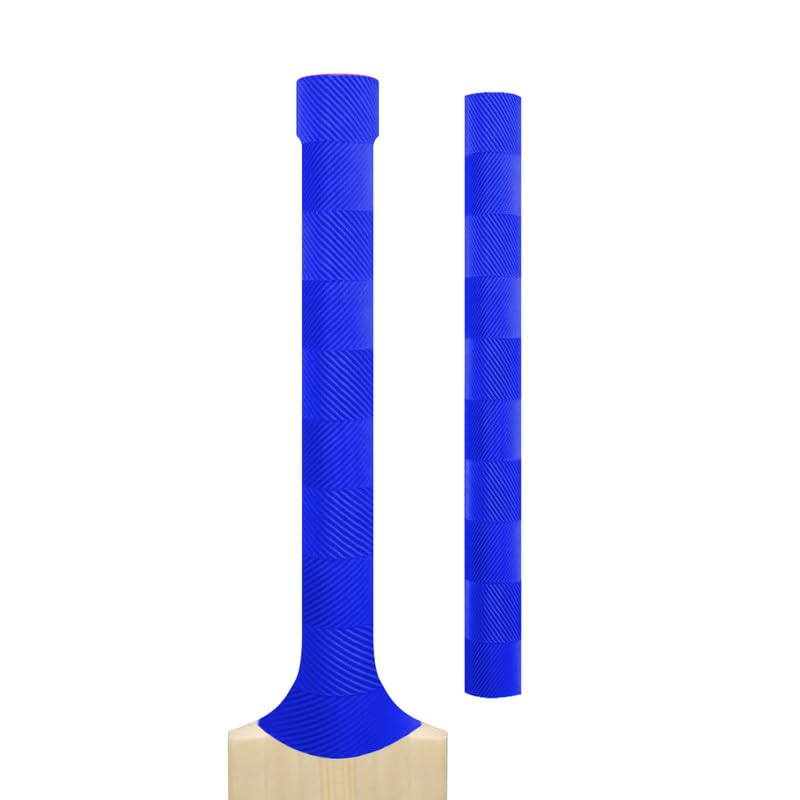 Cricket Bat Grips โ Premium Rubber Cricket Bat Grip Tape for Maximum Hold & Shock Absorption (1, Purple, Chevron)