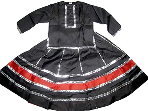 Kkalakriti Kalbeliya Rajasthani Dance Banjaran Jungle Girl| Surpanakha Or Tadka Ramleela Character Fancy Dress Costume For Kids (7-9 Yrs) Black, Synthetic (B09F6DVPLS) Amazon Price History, Amazon Price Tracker