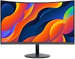 KOORUI Moniteur d'Ordinateur Courbé 24 po - Moniteur de Jeu Full HD 1080P 100Hz 1500R LCD HDMI VGA, Réglage d'Inclinaison, Confort Oculaire, Noir 24N5CA
