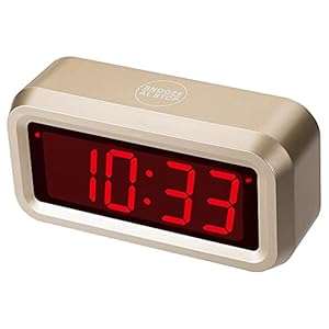 Timegyro CRS1G LED Wecker Goldfarben