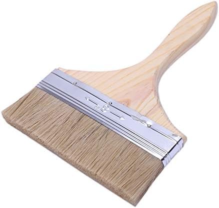 Flat Paint Brushes - 8 Inch Soft Bristle Oil Brush Set | Versatile Paddle Paint Brush for Smooth Strokes on Canvas Wood & Walls | Ideal for DIY Home Painting Art Projects & Professional Use
