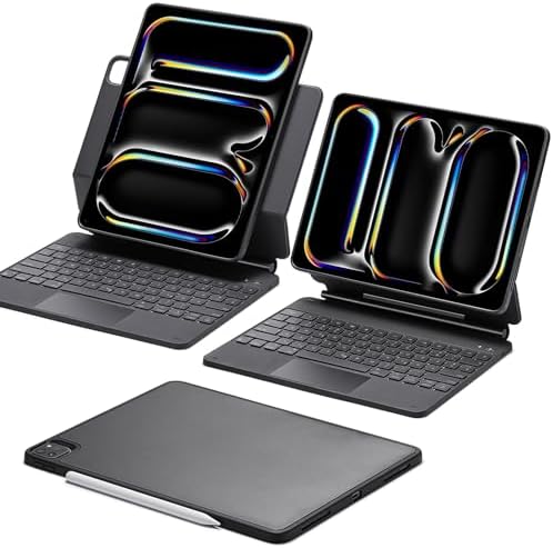 ESR iPad Pro 13 inch Case with Keyboard, Keyboard Case with 