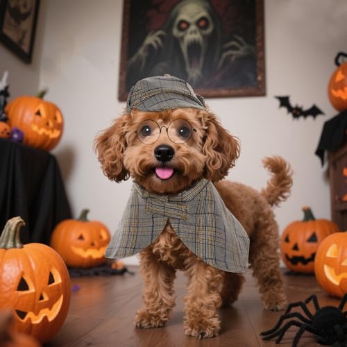 Disfraz Detective para Mascotas Pequeñas Medium 3 Piezas miniatura 5